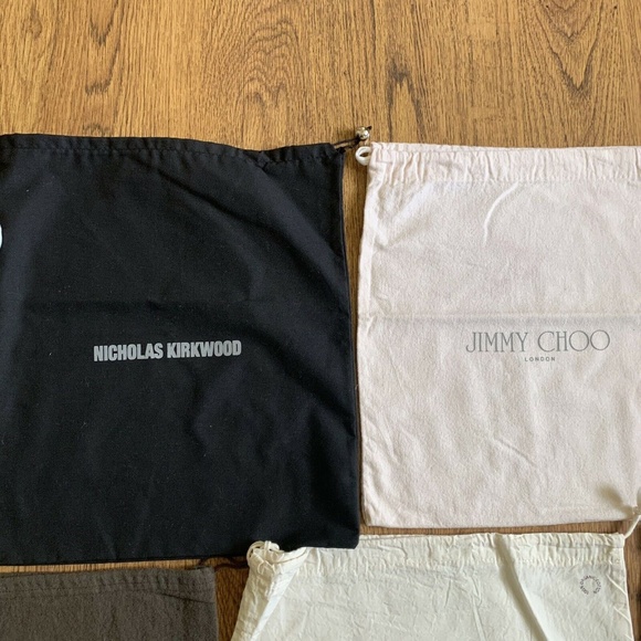 9 Designer Dust Bags ONLY Gucci Jimmy Choo - Picture 8 of 8
